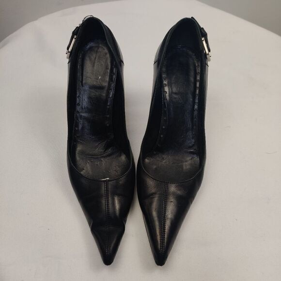 Yves saint laurent pointed toe buckle pumps  - Picture 9 of 15